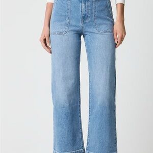 J. Crew Wide Leg Crop Jeans